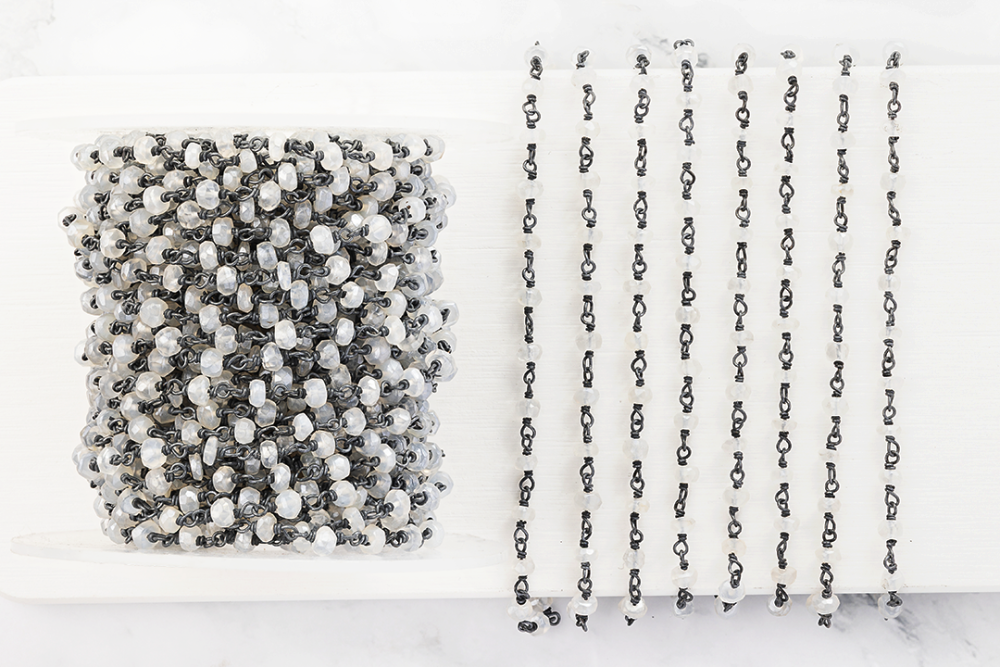 Sterling Silver Black Rhodium