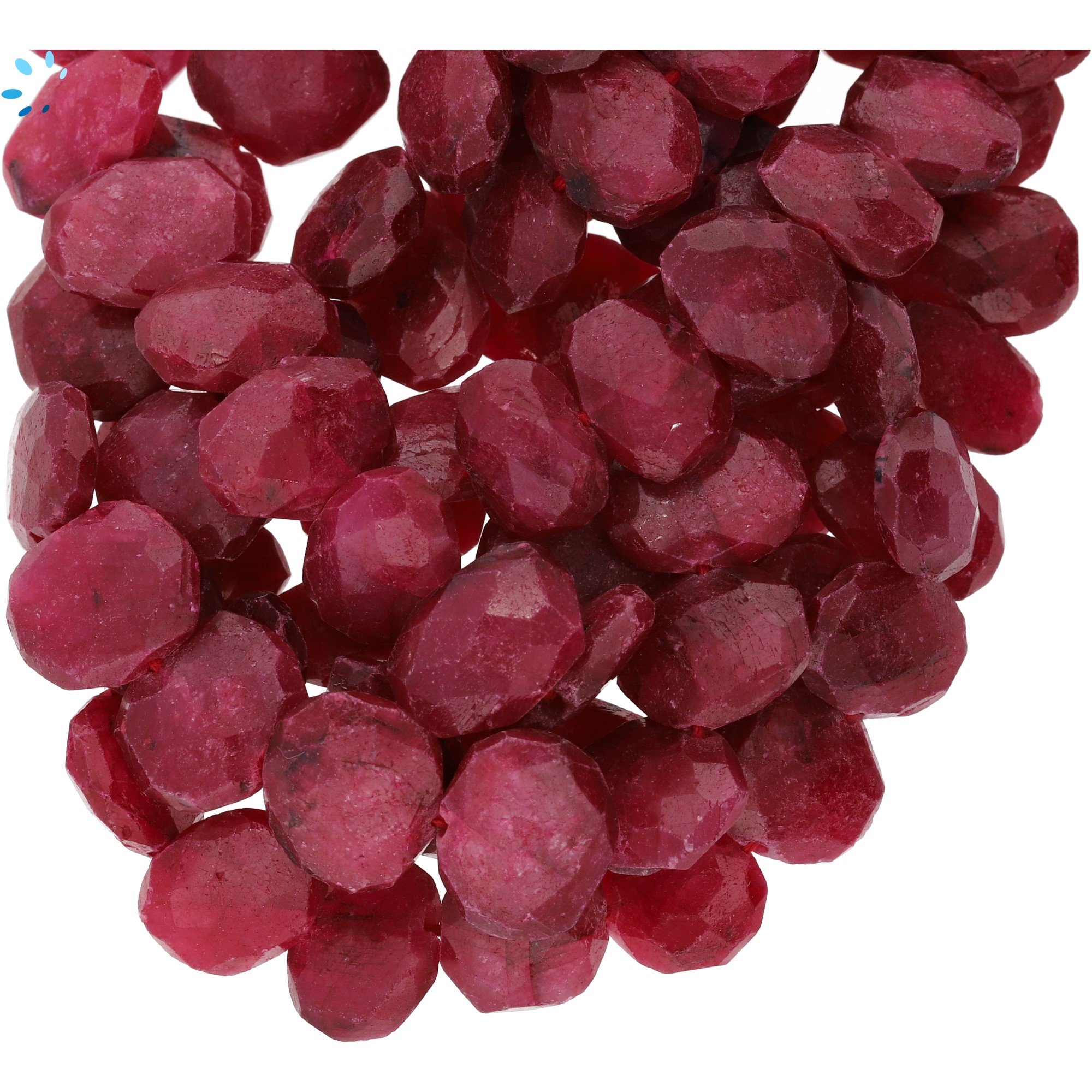Ruby Beads (Dyed Corundum)