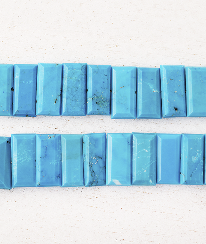 Turquoise color howlite