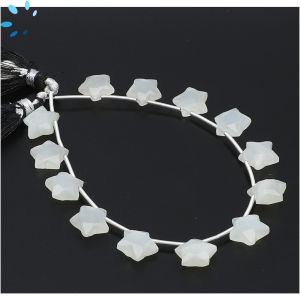 Moonstone Faceted Star Shape 9x9 - 10x10mm Beads 