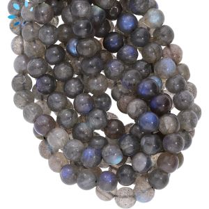 Labradorite Smooth Round Shape Beads  8Mm
