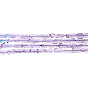 Amethyst Tube Shape Beads  8.5 x 4.5MM 