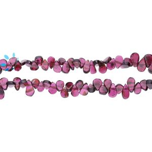 Garnet Smooth Pear Beads 7x4 - 8x5Mm
