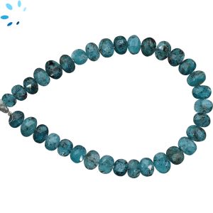 Blue Kyanite Faceted Oval Beads 9x7 mm