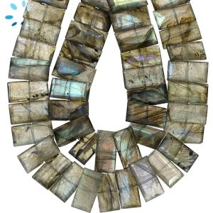  Labradorite Faceted Rectangle (SD) 7x13MM - 7x14MM