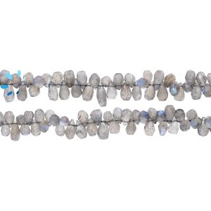 Labradorite Drop Faceted Beads 8.0x4.0 - 12x6.0MM