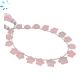 Pink Chalcedony Faceted Star Shape 11x11 - 12x12mm Beads 