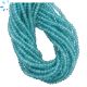 Apatite Faceted Rondelle Large Hole Size Beads 3.5 - 4 mm - 0.9 - 1mm Drill Hole 