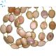 Sterling Silver Gold Plated Bezel Set Pink Opal Nugget 12x15 - 13x16