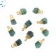 Emerald Rough Shape 8x5 - 9x6 Mm Electroplated 