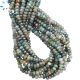 Mystic Coated Jasper Faceted Rondelle Beads 4mm