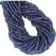 Natural Iolite Faceted Rondelle Beads 3 - 3.5mm