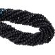 Black Onyx Faceted Button Beads 4.0 - 4.5 MM 
