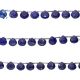  Lapis Faceted Heart Shape Beads 8mm 