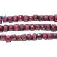 Garnet Rectangle Top Side Drilled Faceted Beads  6x7 - 6x9mm  
