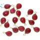 Dyed Ruby Pear Shape Charm 10X8 - 11x8mm  