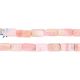 Pink Opal Tube Shape Beads 12x8.0 - 17x9.0MM
