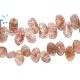 Cherry Quartz Nugget Shape Beads 9 x14.5 - 10.5 x 17.5MM 