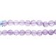 Amethyst Coin  Faceted Beads  8.0 - 9.0MM 