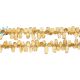 Faceted Citrine Drop Shape Beads 7x4 - 11x5MM