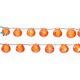 Orange Cubic Zirconia Faceted Heart Beads 7x7 - 8x8mm 