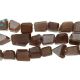 Brown Moonstone Step Cut Nugget  Beads 9.0 - 15MM 