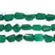 Green onyx Step Cut Nugget  Beads  9.0 - 14MM 