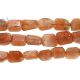Sunstone Step Cut Nugget Beads 10 - 14MM 