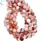 Cherry Blossom Agate Smooth Round Beads 8 mm
