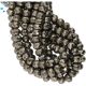 Pyrite Faceted Rondelle  Beads 7Mm