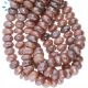 Mystic Coated Brown Moonstone Faceted Rondelle  Beads  8-9Mm