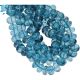 London Blue Quartz Faceted Rondelle Beads  7.5 - 8mm 