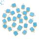 Howlite Turquoise Small Slice 8x7 - 9x8 mm Electroplated  