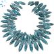 Blue Kyanite Faceted Marquise Beads Graduated 10x4 - 20x6 mm