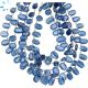 Blue Kyanite Faceted Oval Beads 9x6 - 9x7 mm