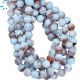 Blue Lace Agate Smooth Round Beads 8 mm