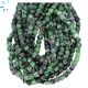 Ruby Zoisite Faceted Box Shape Beads 4x4mm 