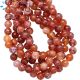 Fire Agate Smooth Round Beads 8 mm