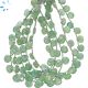 Green Kyanite Faceted Heart Beads 6 - 7.5 mm
