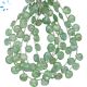 Green Kyanite Faceted Heart Beads 8 - 9 mm