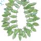 Green Kyanite Faceted Marquise Beads 15x6 - 18x7.5 mm