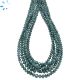 Green Teal Blue Diamond Faceted Button Beads 2 to 3.5mm