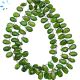 Green Tourmaline Faceted Pear Beads 8x6 mm