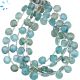 Kyanite Faceted Heart Beads 8 - 9 mm
