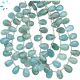 Kyanite Faceted Pear Beads 9x6 - 11x7 mm