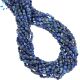 Lapis Faceted Coin Beads 4 mm