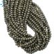 Pyrite Faceted Rondelle Large Hole Size Beads 4 - 4.5 mm   -   0.8 | 1.0 mm Drill Hole  