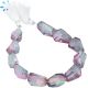 Mystic Coated Crystal Quartz Faceted Nuggets Beads 11x18 MM