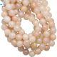 Mystic Coated Pink Aventurine 8.5mm Faceted Round Beads 