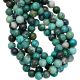Natural Chrysocolla Smooth Round Beads 8 mm